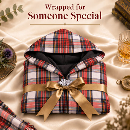 Cape écossaise pour femme - Tartan Stewart