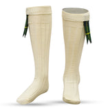 Wool Blend Kilt Cream Hose
