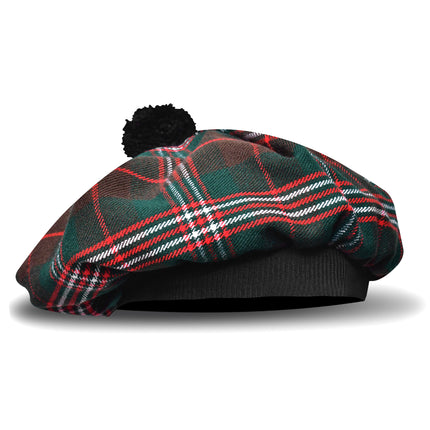 Tam O'Shanter Hat with Pompom | Scott Brown Tartan