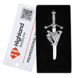 Kilt Pin Chrome (Irish Harp)