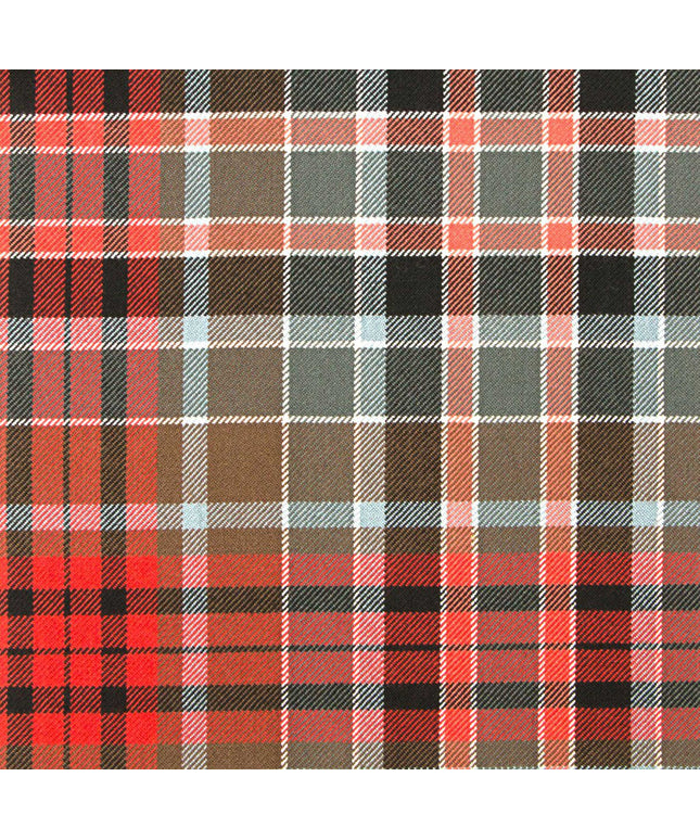 Gordon Weathered Red Tartan Kilt featuring the iconic weathered red, yellow, and green pattern of the Gordon Clan, made from high-quality wool.