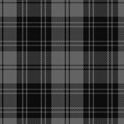 Gray Douglas Tartan Kilt showcasing the classic gray, black, and white pattern of the Douglas Clan, made from high-quality fabric.