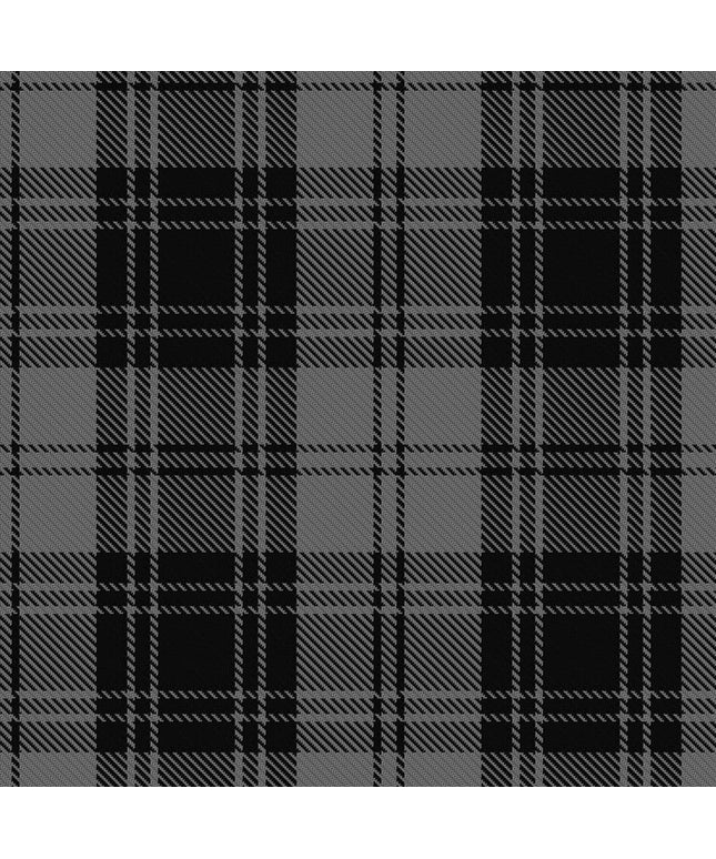 Gray Douglas Tartan Kilt showcasing the classic gray, black, and white pattern of the Douglas Clan, made from high-quality fabric.