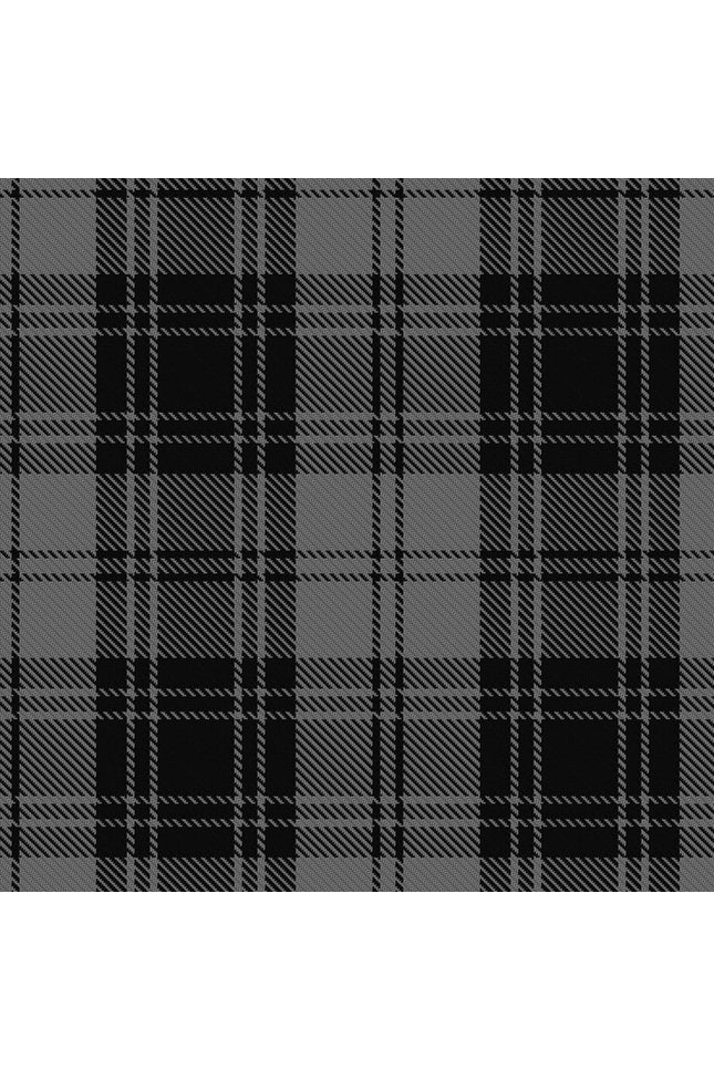 Gray Douglas Tartan Kilt showcasing the classic gray, black, and white pattern of the Douglas Clan, made from high-quality fabric.