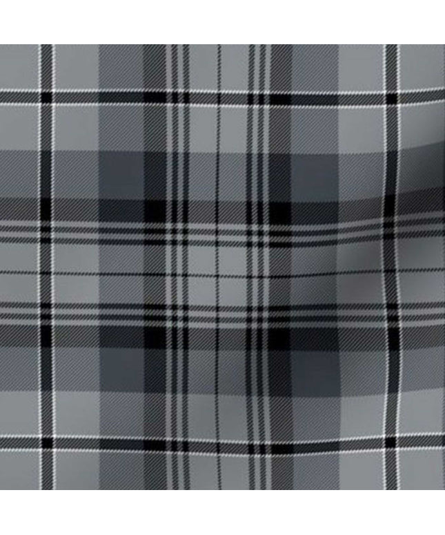 Gray Hamilton Tartan Kilt showcasing the classic gray, black, and white pattern of the Hamilton Clan, made from high-quality fabric.