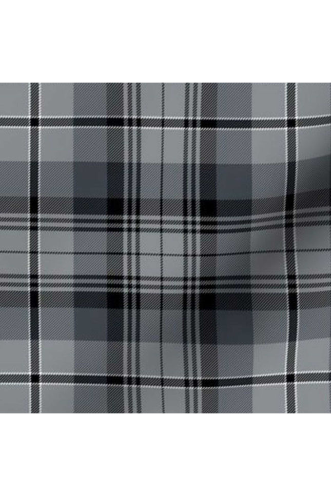Gray Hamilton Tartan Kilt showcasing the classic gray, black, and white pattern of the Hamilton Clan, made from high-quality fabric.