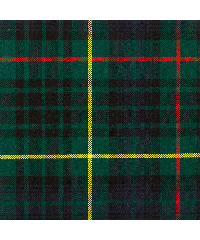 Hunting Stewart Tartan pattern featuring rich green, blue, and black hues, ideal for traditional Scottish wear.