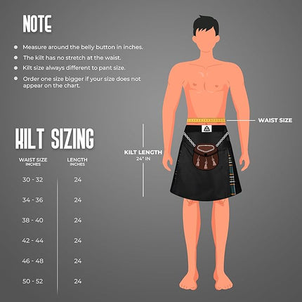 Irish Heritage Hybrid Utility Kilts for Men  - Traditional Style with Modern Functionality