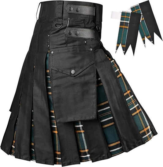 Irish Heritage Hybrid Utility Kilts for Men  - Traditional Style with Modern Functionality