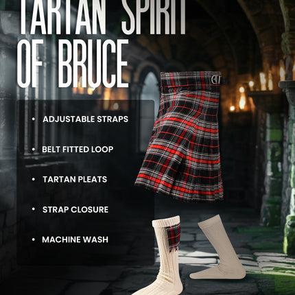 Spirit of Bruce Hybrid Utility Kilt for Men – Traditional Style with Modern Functionality