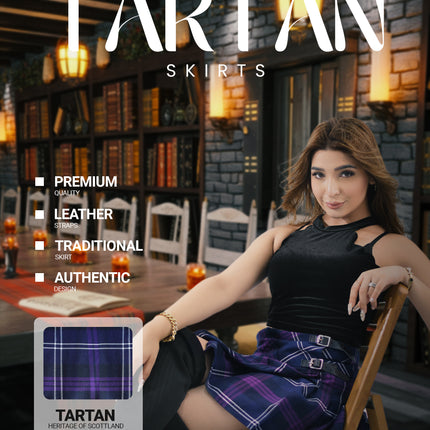 Women's Tartan Billie Skirt| Heritage of Scotland