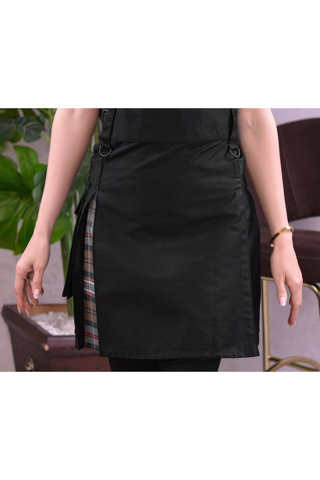 Women's Hybrid Utility Kilt in Scottish National Weathered Tartan