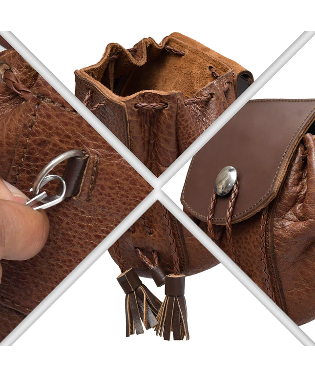 Rob Roy Leather Sporran | Brown