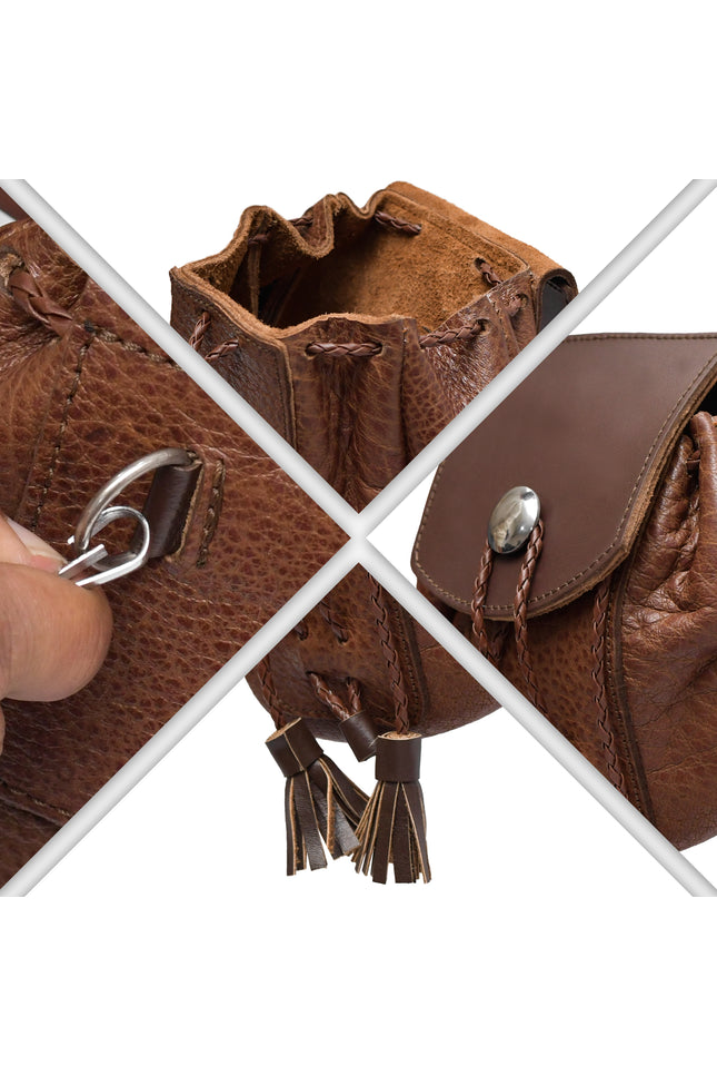 Rob Roy Leather Sporran | Brown