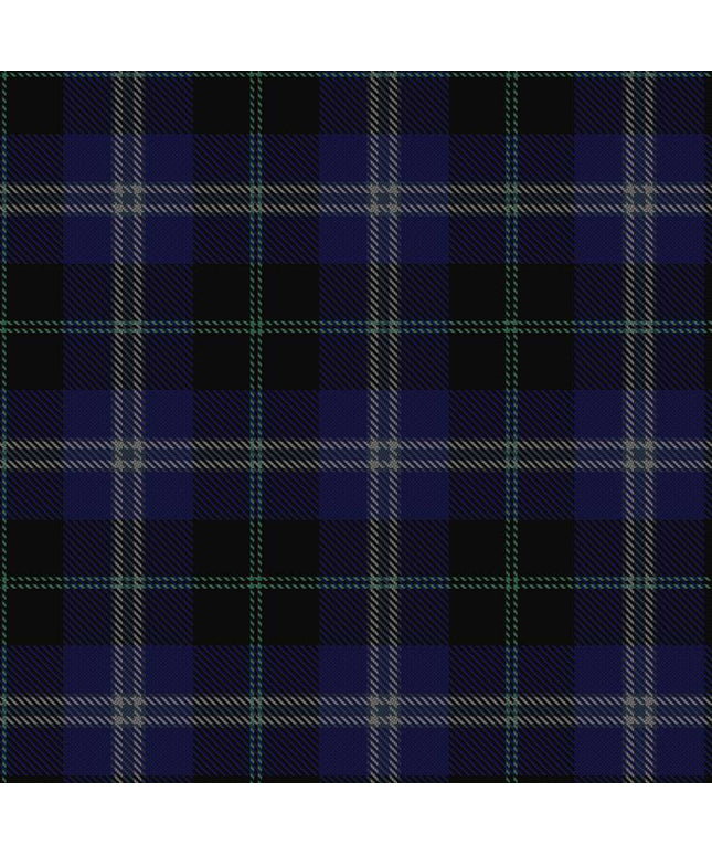 Passion of Scotland Blue Tartan pattern displayed on a high-quality kilt, showcasing its vibrant and elegant design