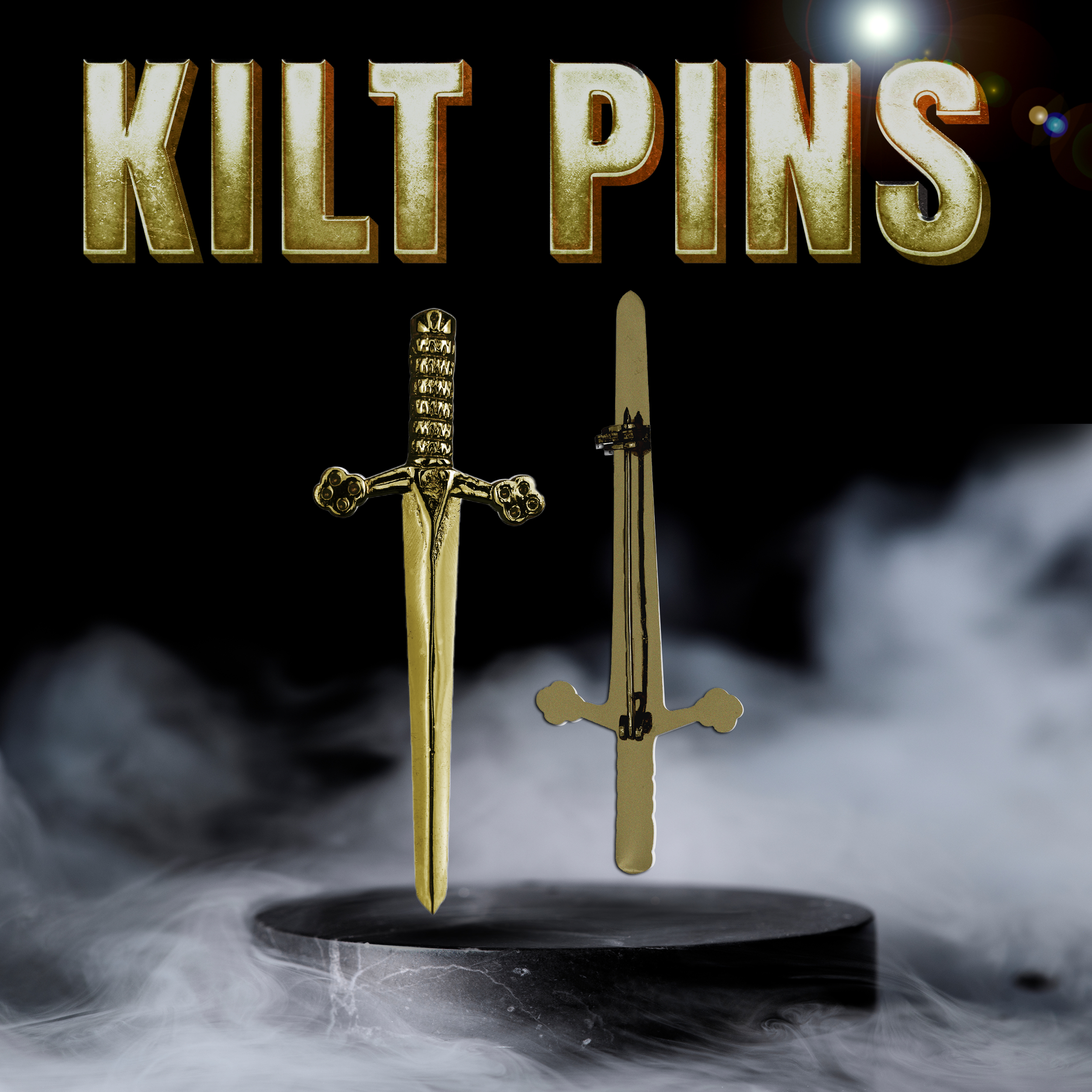 Kilt Pin Antique  (Bruce Sword)