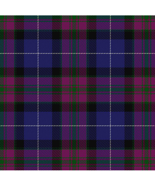 Pride of Scotland Tartan pattern displayed on a high-quality kilt, showcasing its vibrant and elegant design