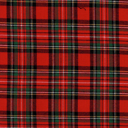 Royal Stewart Tartan pattern displayed on a high-quality kilt, showcasing its iconic red and colorful design