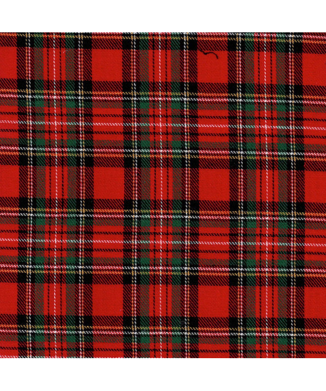 Royal Stewart Tartan pattern displayed on a high-quality kilt, showcasing its iconic red and colorful design