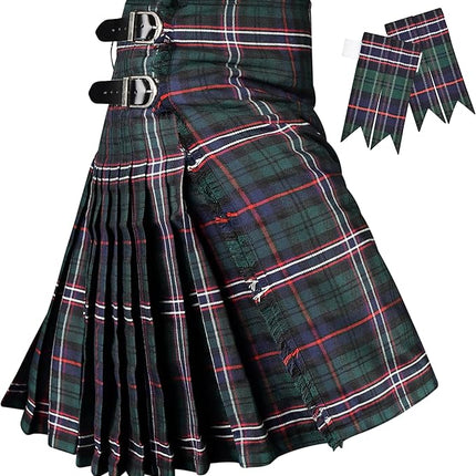Acrylic Kilt | 16oz  Scottish National Tartan Kilt | Big & Tall