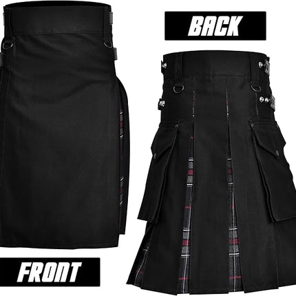 Spirit Of Bruce Hybrid Utility Kilts for Men  – Traditional Style with Modern Functionality