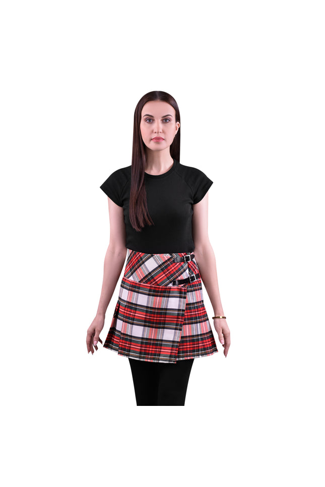 Women's Tartan Billie Skirt in Dress Stewart Tartan
