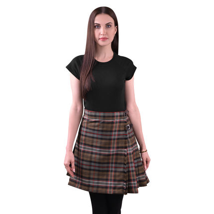Woman Plaid Kilt – Scottish National Weathered Tartan Kilt – Premium Quality & Timeless Style
