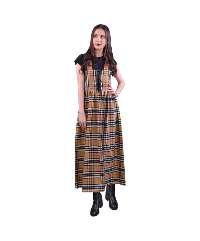 Authentic Scottish Dress in Camel Thomson