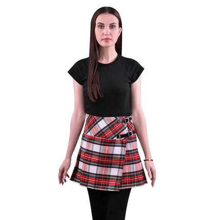 Women Tartan P.V Skirt (Dress Stewart)