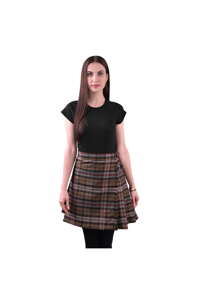 Woman Plaid Kilt - Scottish Heritage Weathered Tartan Kilt - Premium Quality & Timeless Style | Big & Tall