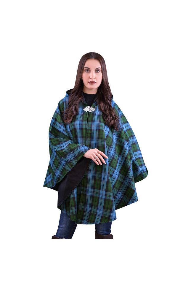 Women’s Cape in Ancient Campbell Tartan