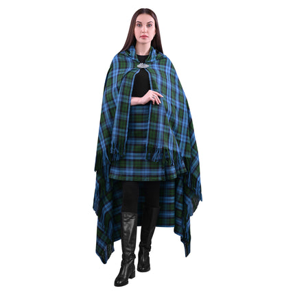 Women Tartan Cloak - Ancient Campbell