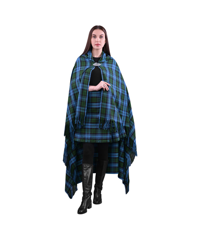 Women Tartan Cloak - Ancient Campbell