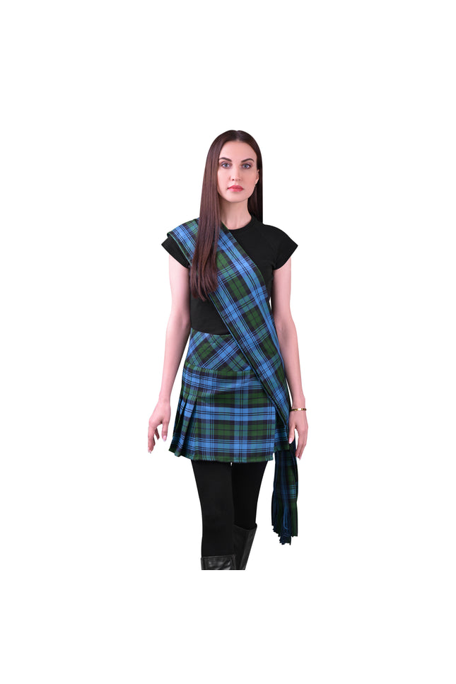 Women's Sash in Ancient Campbell Tartan