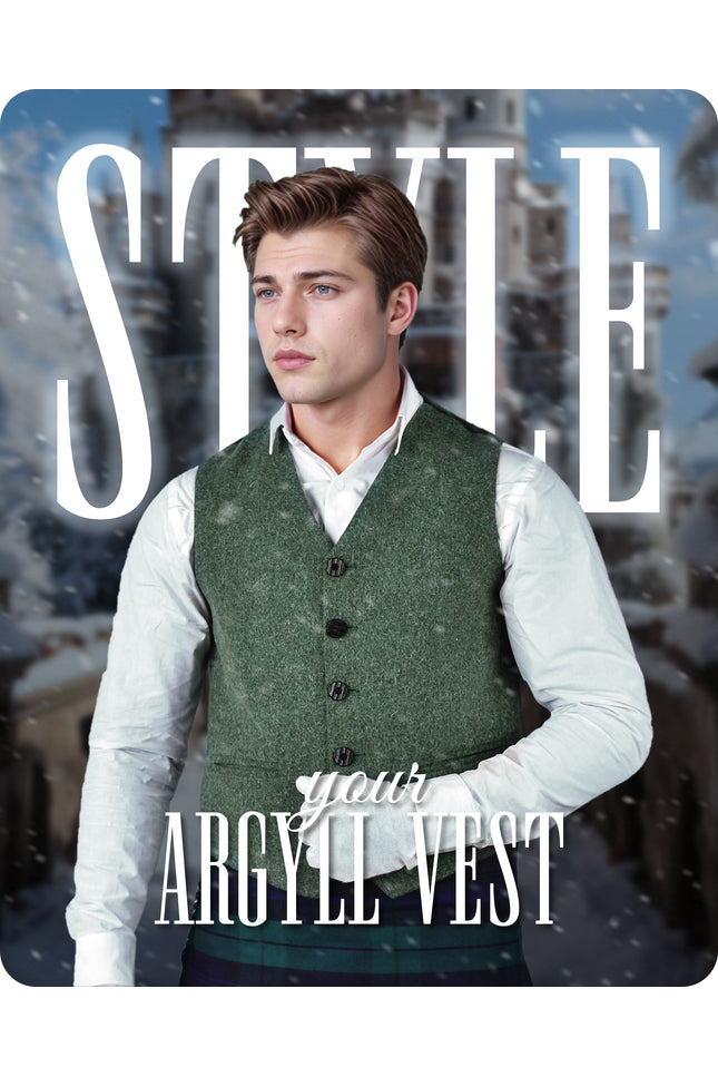 Green Argyll Vest
