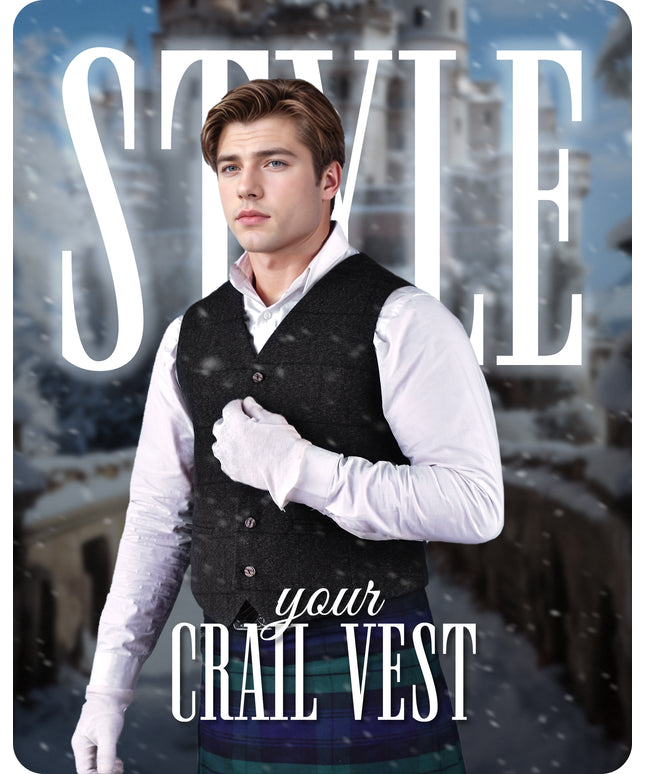 Charcoal Grey Crail Vest - Self Check