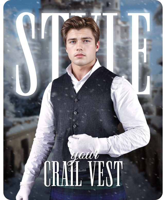 Charcoal Crail Vest