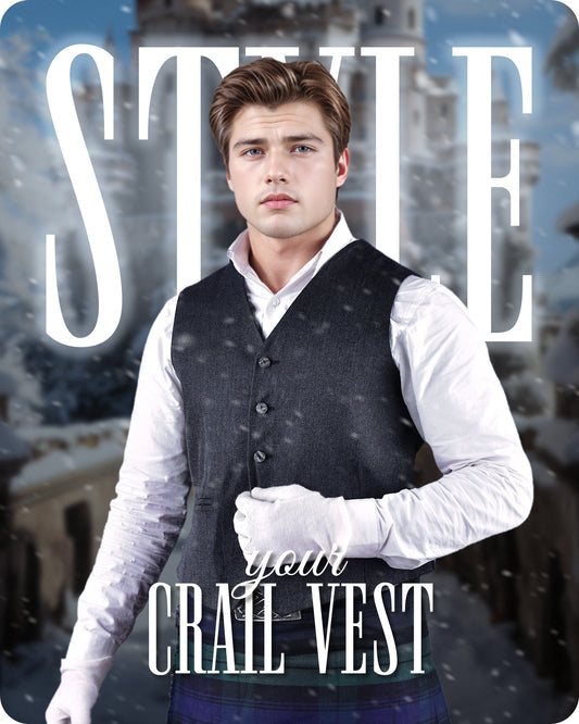 Charcoal Crail Vest
