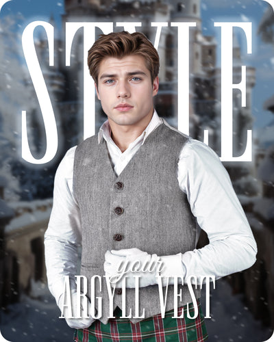 Grey Argyll Vest