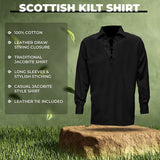Highland Black Kilt Shirt