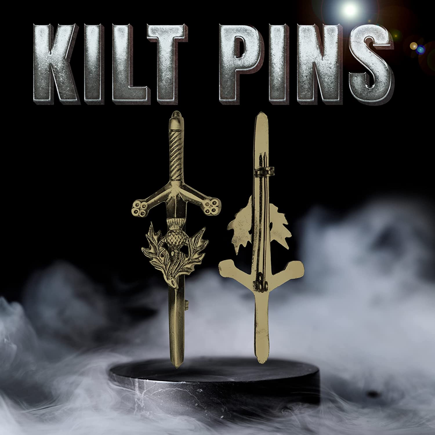 Kilt Pin Antique  (Thistle)