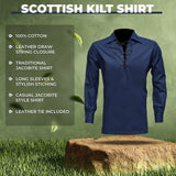 Highland Blue Kilt Shirt