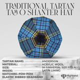 Tam O_Shanter Hat with Pompom (Anderson)