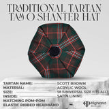Tam O_Shanter Hat with Pompom (Scott Brown)