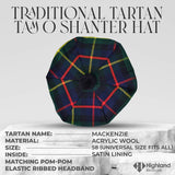 Tam O_Shanter Hat with Pompom (Farquharsom)