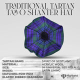 Tam O_Shanter Hat with Pompom (Spirit of Scotland)